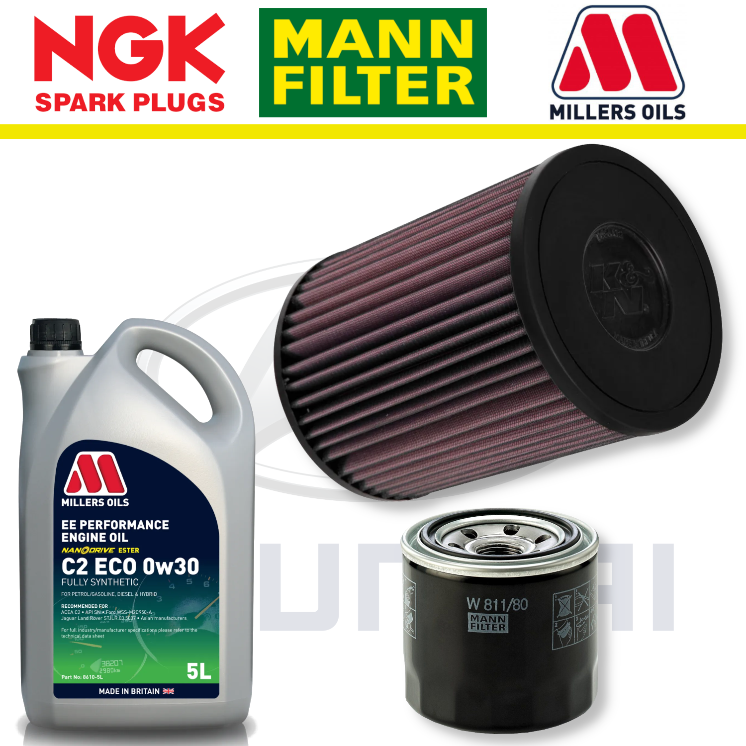 Paquete de servicio a domicilio para el Hyundai i30N T-GDi - Millers Oil Premium