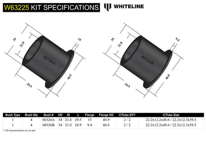 Whiteline Control Arm - Upper Inner Bushing - Toyota GT86