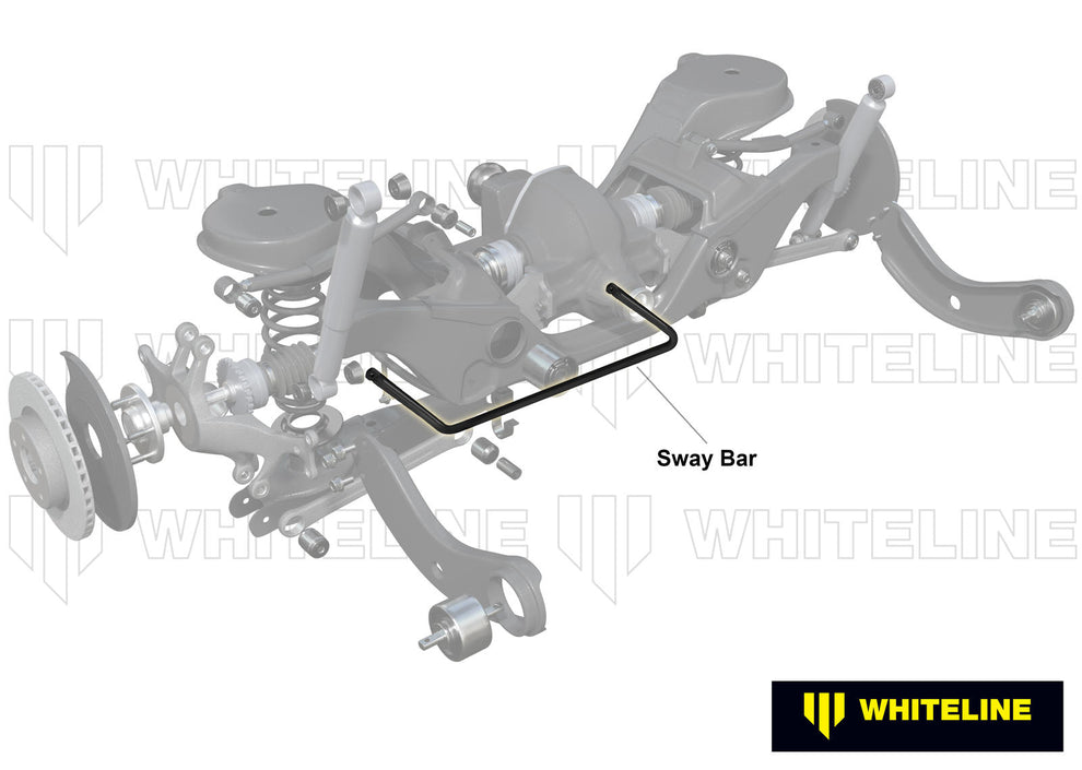 Whiteline Rear Anti-Roll Bar 24mm Heavy Duty Adjustable - Volkswagen Golf R Mk7