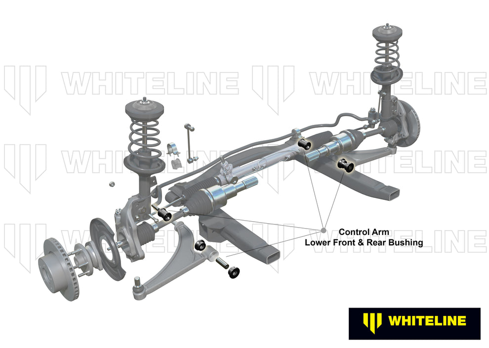 Whiteline Front Control Arm - Lower Inner Bushing - Ford Focus RS Mk3