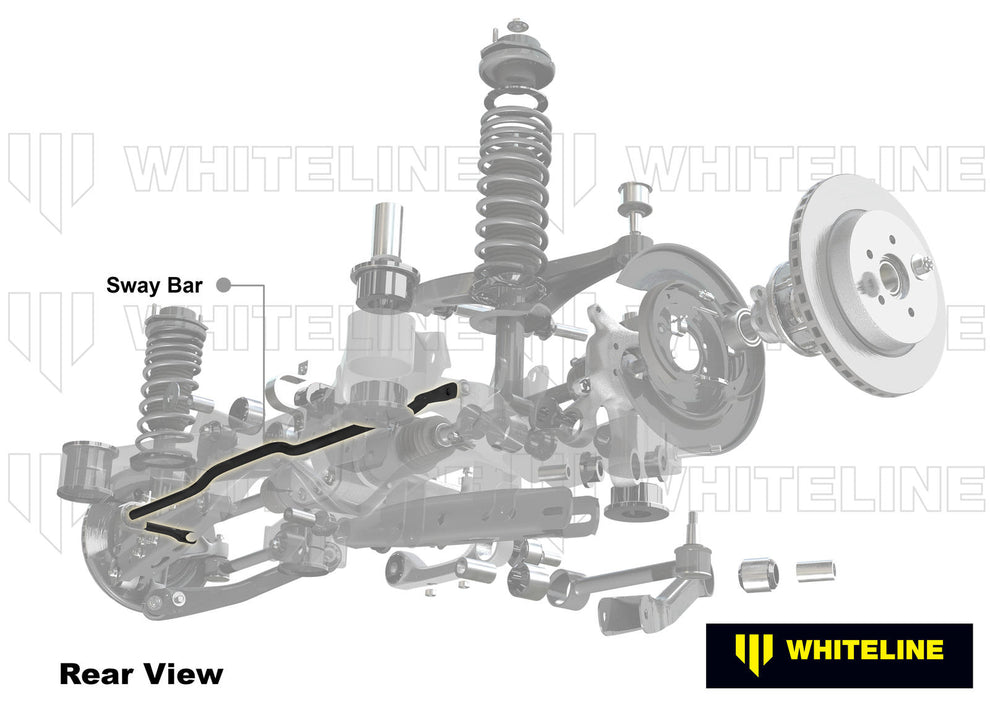 Barra estabilizadora trasera ajustable de alta resistencia Whiteline de 18 mm - Toyota GT86 