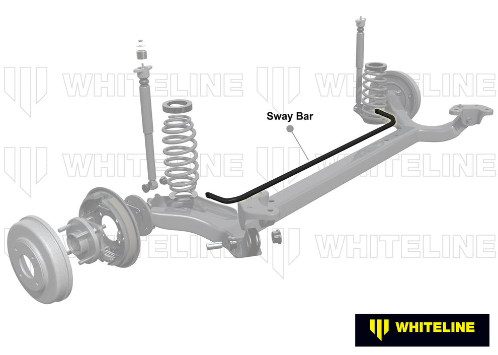 Barra estabilizadora trasera ajustable Whiteline de 24 mm - Volkswagen Polo Mk5 (6R/6C) 