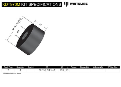 Whiteline Trans Mount Insert (HD) - Hyundai i30N