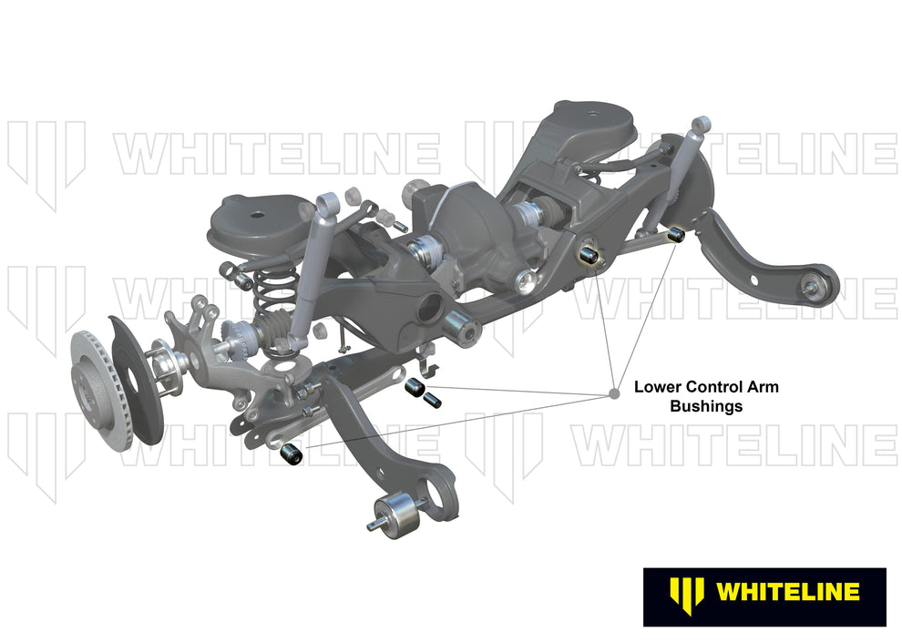 Whiteline Control Arm - Lower Front Inner & Outer Bushing - Ford Focus RS Mk2