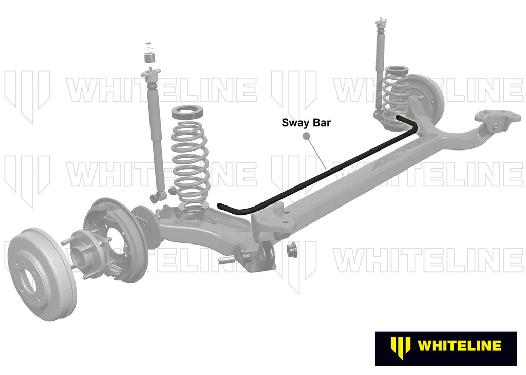 Barre stabilisatrice arrière Whiteline 22 mm non réglable – Ford Fiesta Mk7 ST180/ST200 