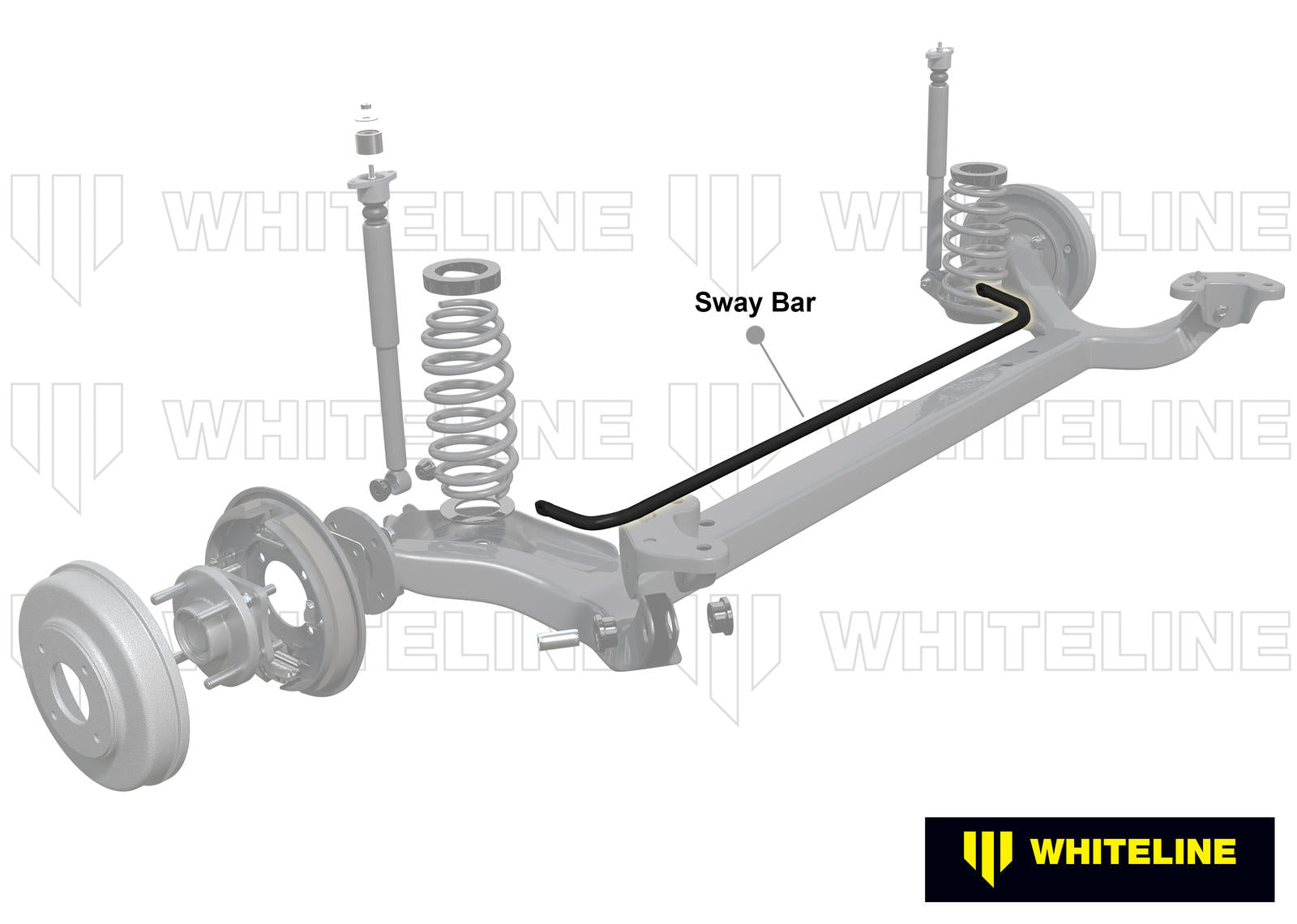 Barra estabilizadora trasera Whiteline de 22 mm no ajustable - Ford Fiesta Mk7 ST180/ST200 