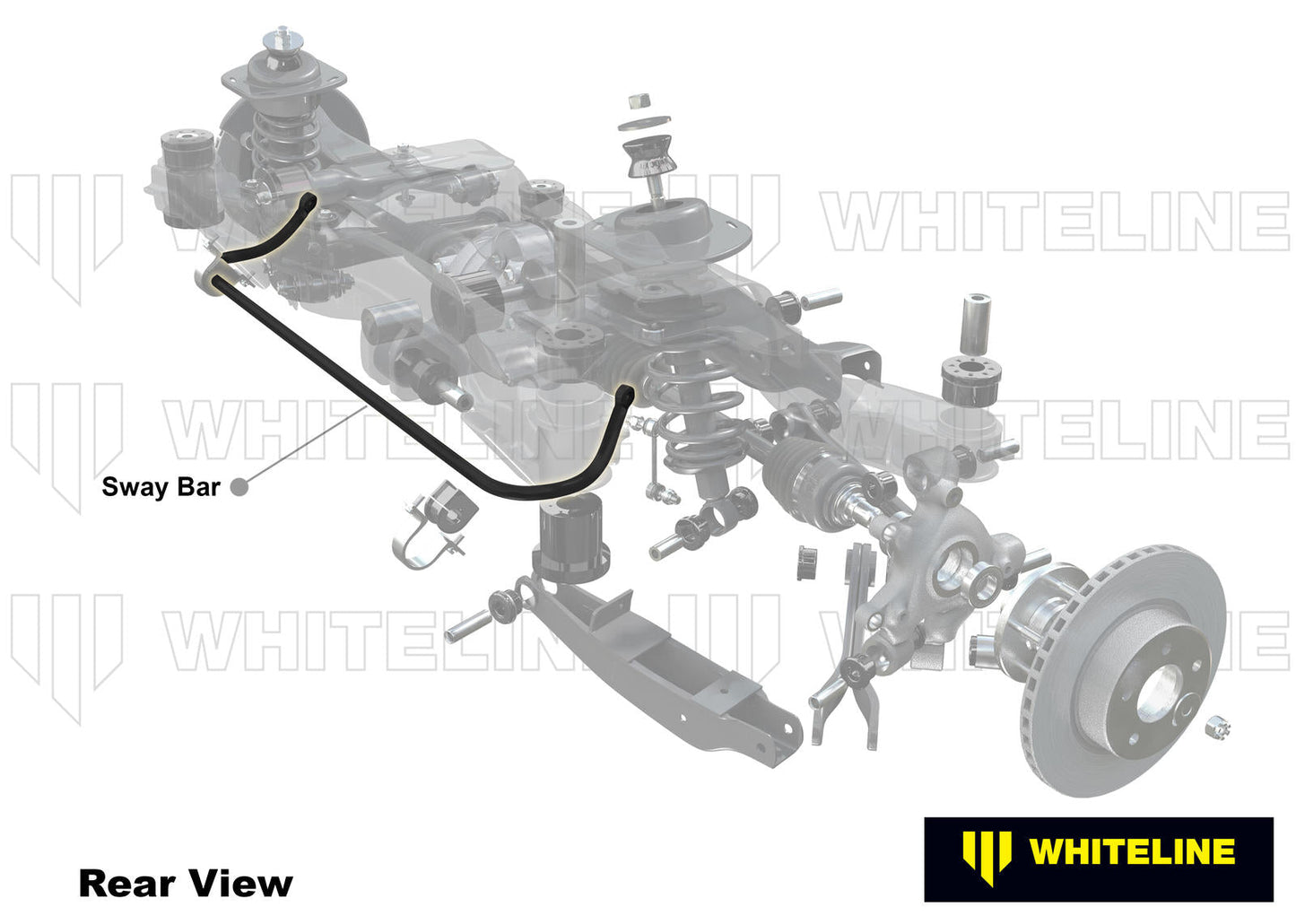 Whiteline Rear Sway Bar - 26mm Blade - Adjustable - BMW M3/M4 F80/F82