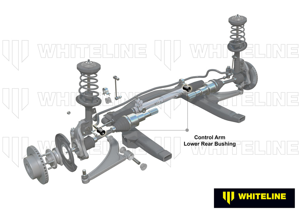 Whiteline Anti-Lift Kit - Front Wishbone Control Arm - Lower Inner Rear Bushing - Ford Focus ST Mk2 ST225