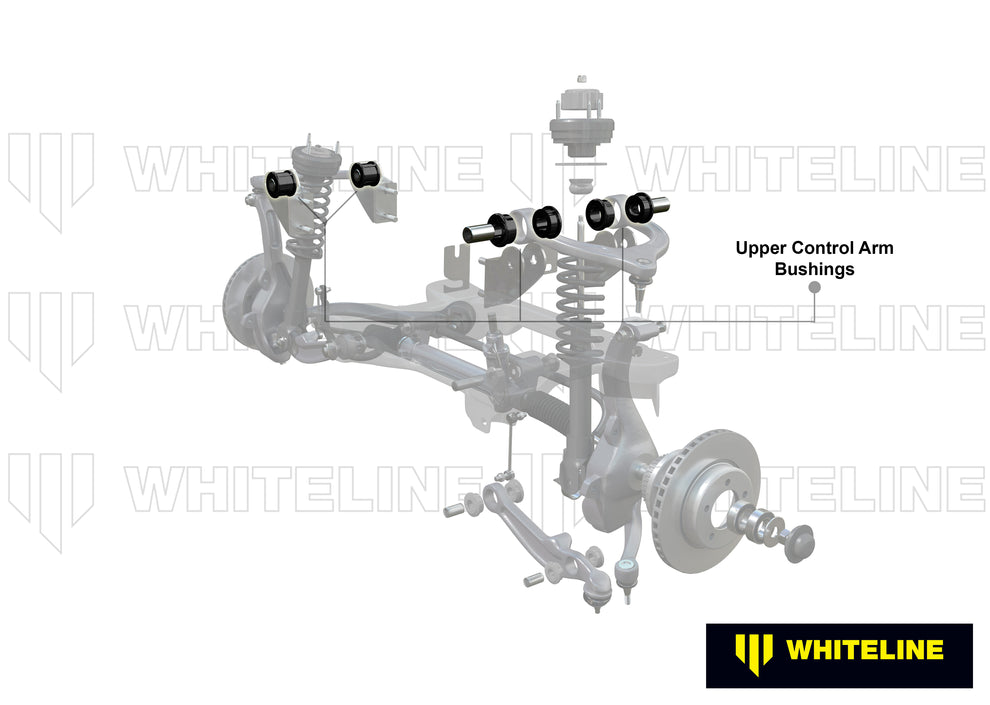 Whiteline Fixed Camber Kit - Front Wishbone Control Arm Upper Bushing - Audi RS6 C7