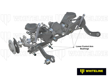 Whiteline Control Arm - Lower Front Inner & Outer Bushing - Ford Focus ST Mk2 ST225