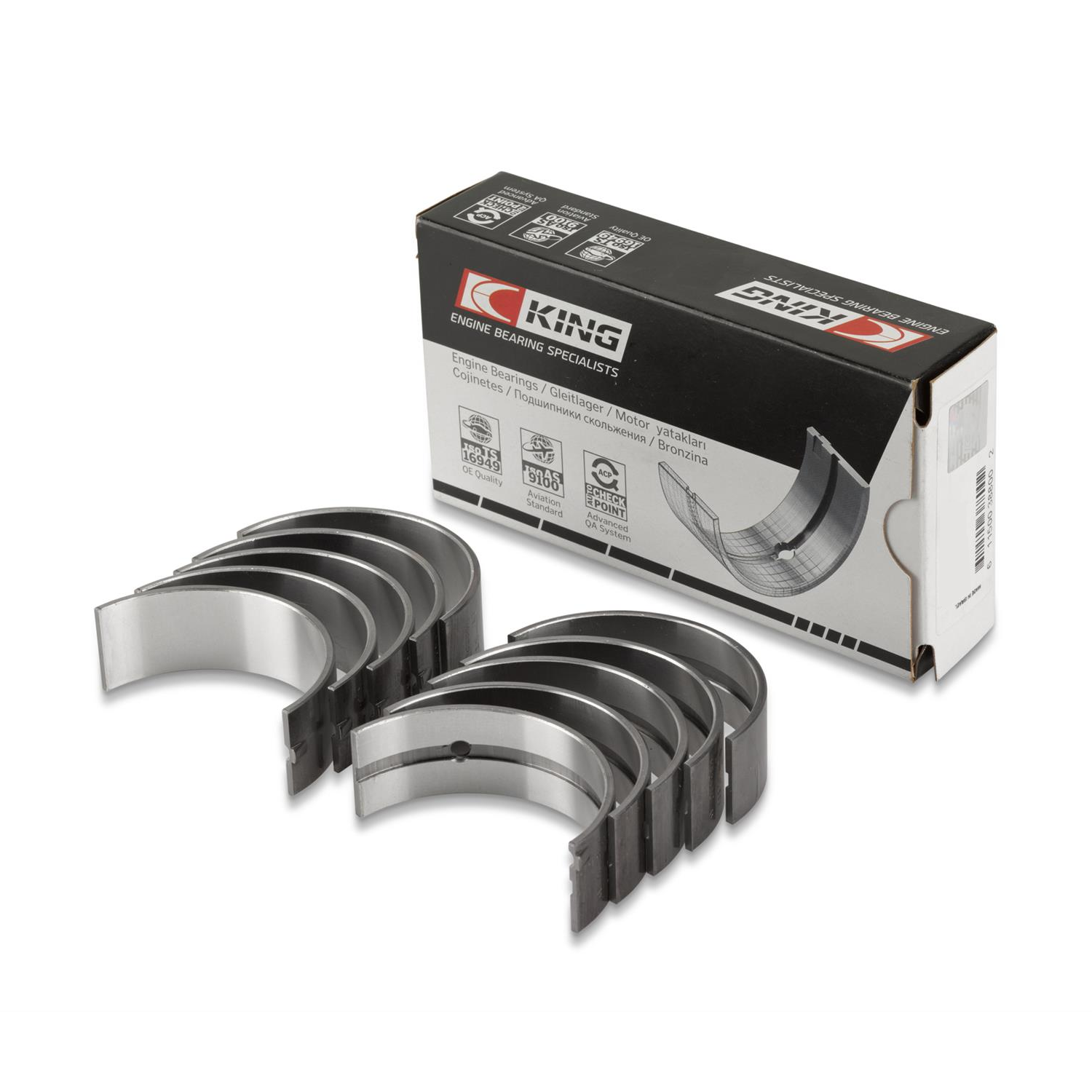 King Main Bearing Set - SEAT Leon Cupra Mk3 EA888 Gen 3 MB5779SM