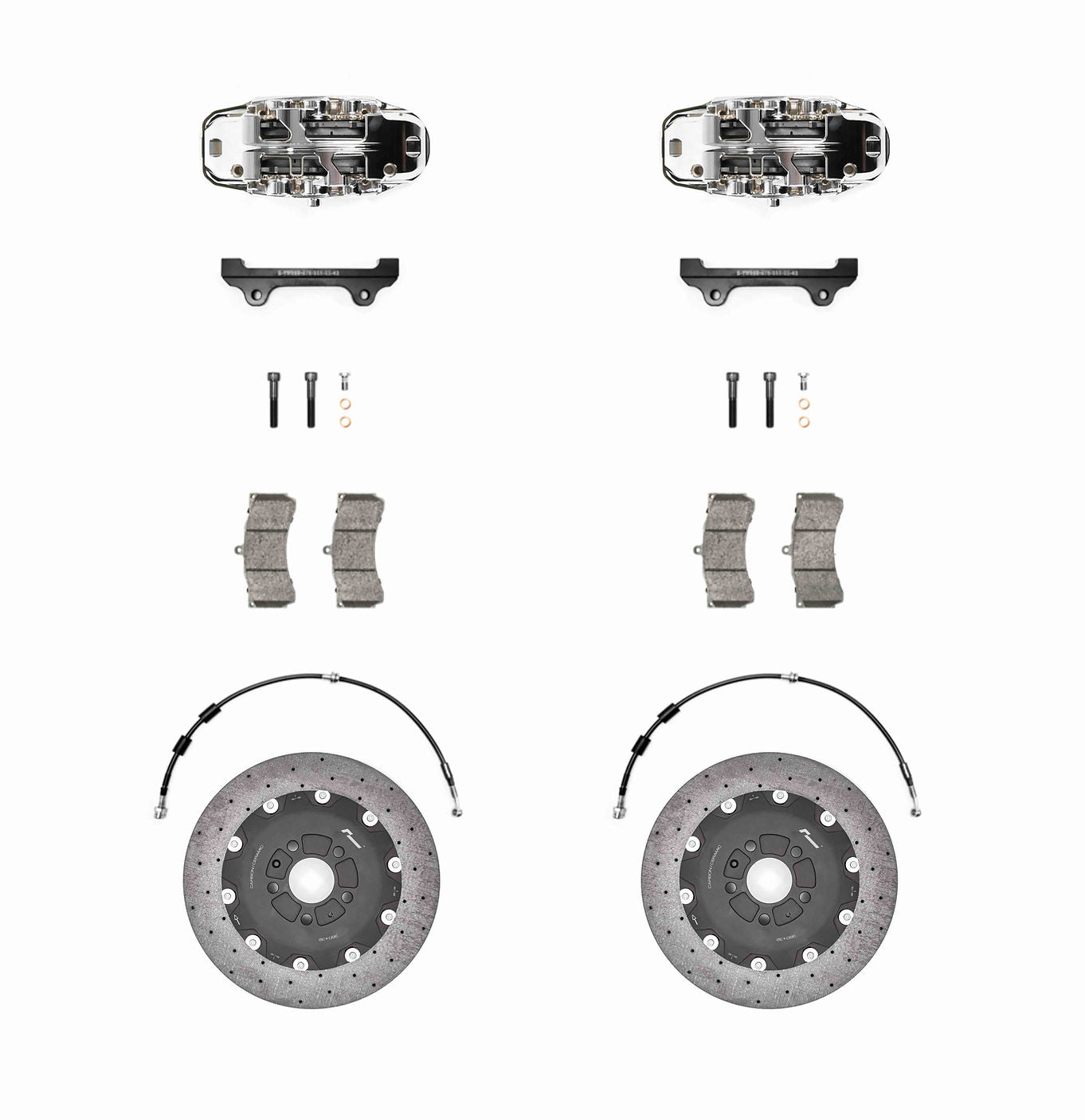 Racingline Stage 3+ Carbon Ceramic Big Brake Kit - VAG MQB/MQB Evo Models