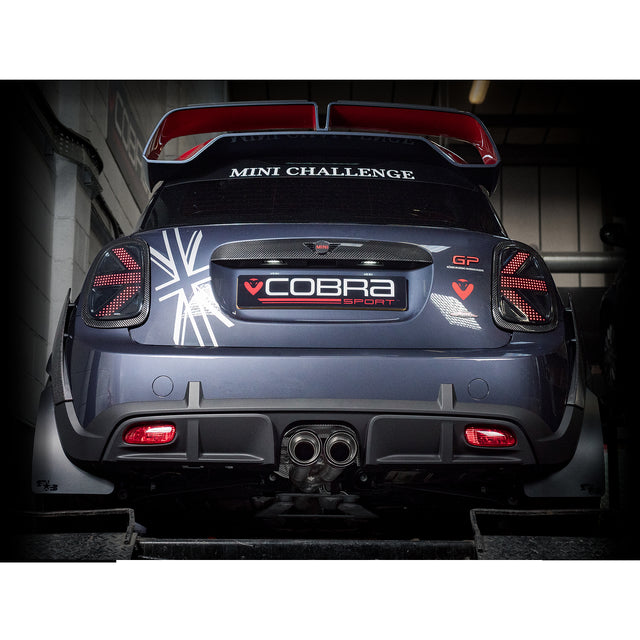 Échappement haute performance Cobra Sport Mini GP3 (Mk3) JCW (F56) avec valves de 3 pouces 