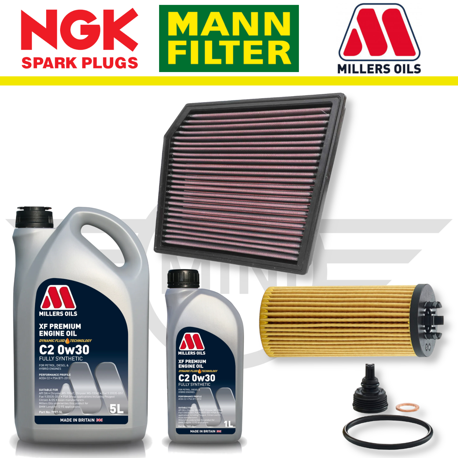 MINI Cooper S GP3 F56 B48 Home Service Pack - Millers Oil Premium