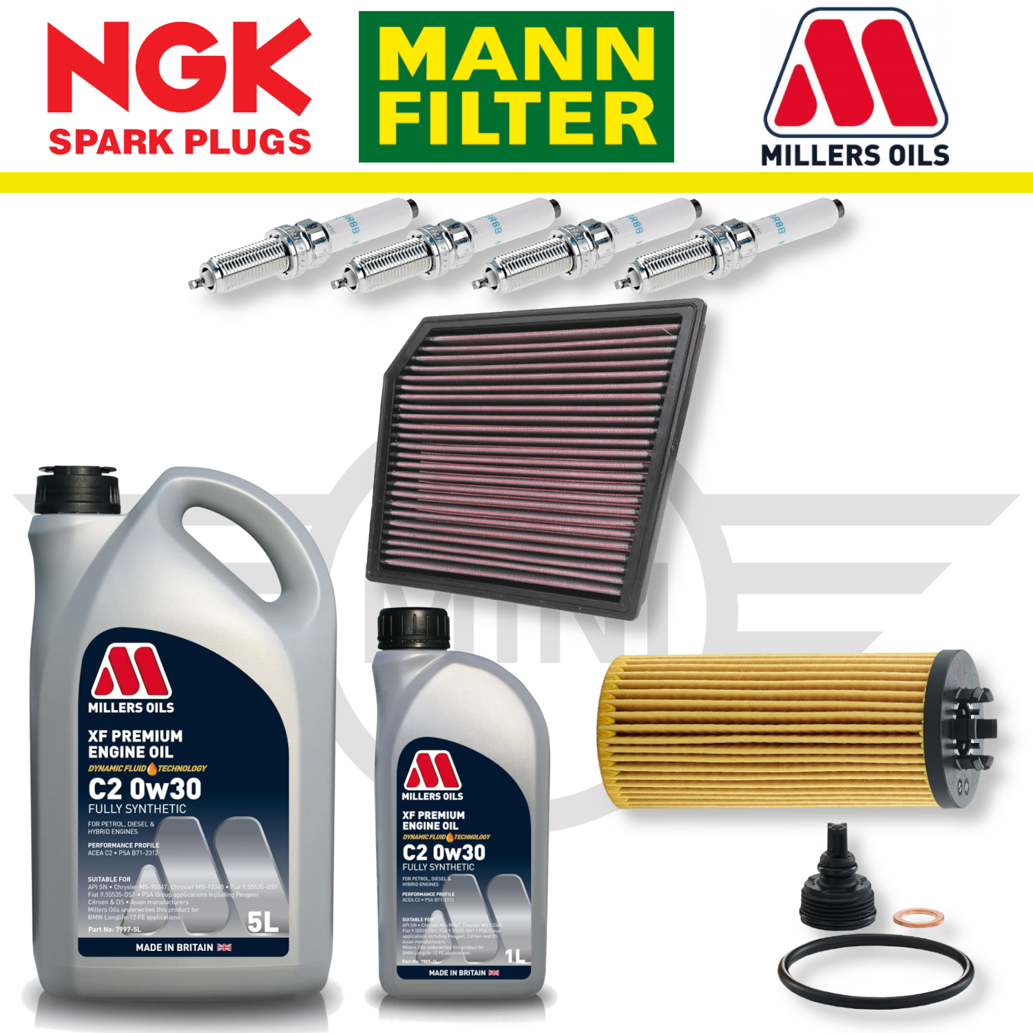 MINI Cooper S GP3 F56 B48 Home Service Pack - Millers Oil Premium