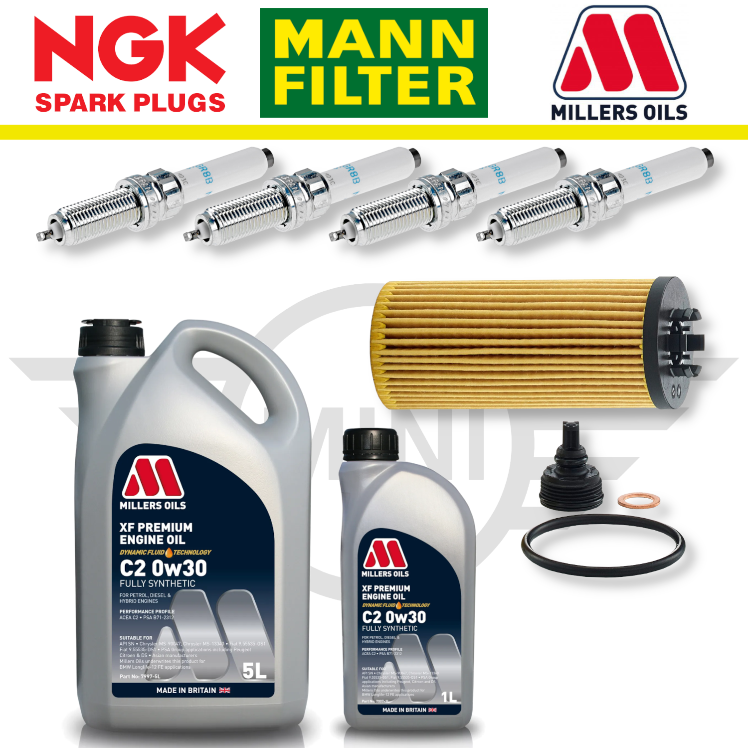 MINI Cooper S GP3 F56 B48 Home Service Pack - Millers Oil Premium