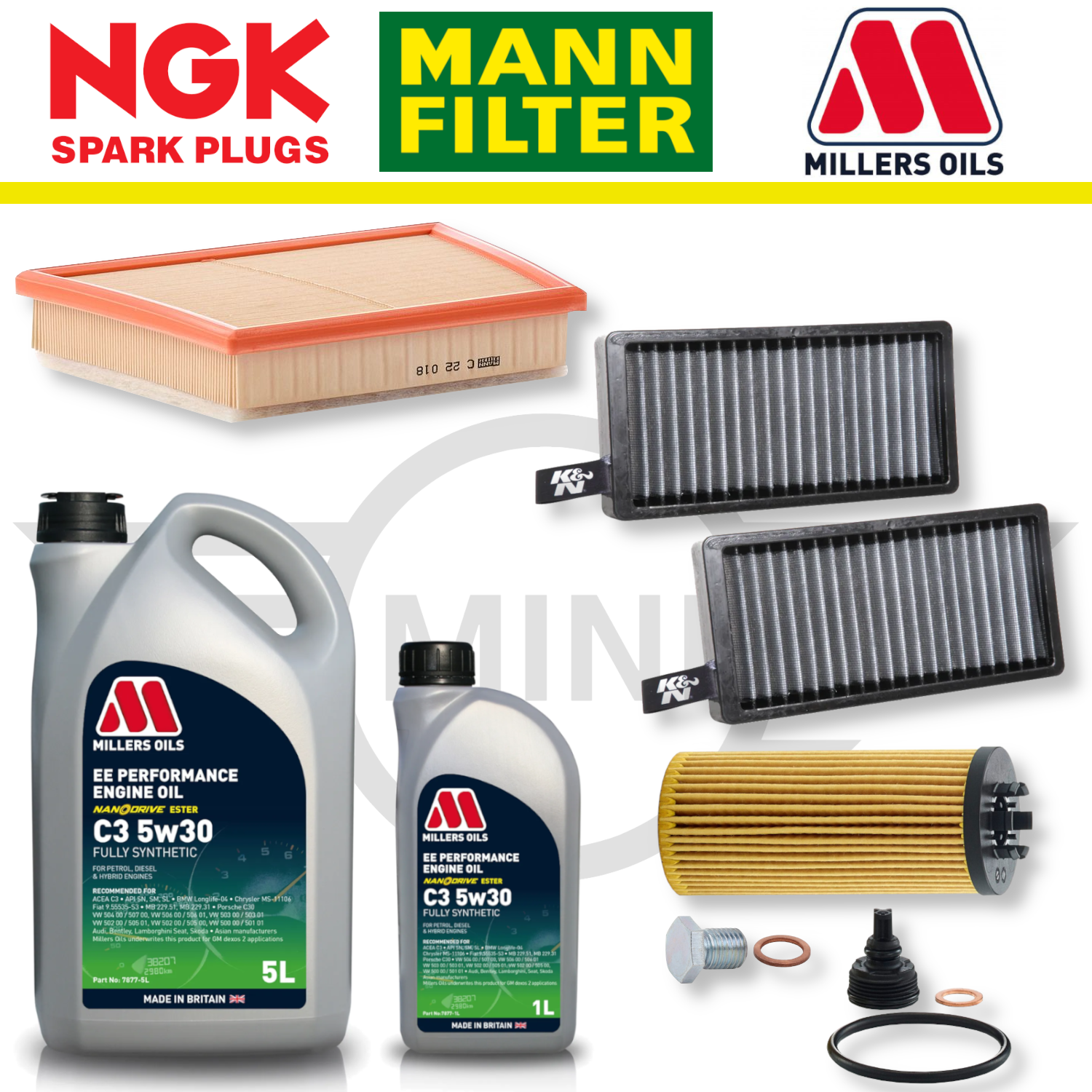 MINI Cooper S F56 (Desde 02/2017) B48 Home Service Pack - Aceite Millers Premium