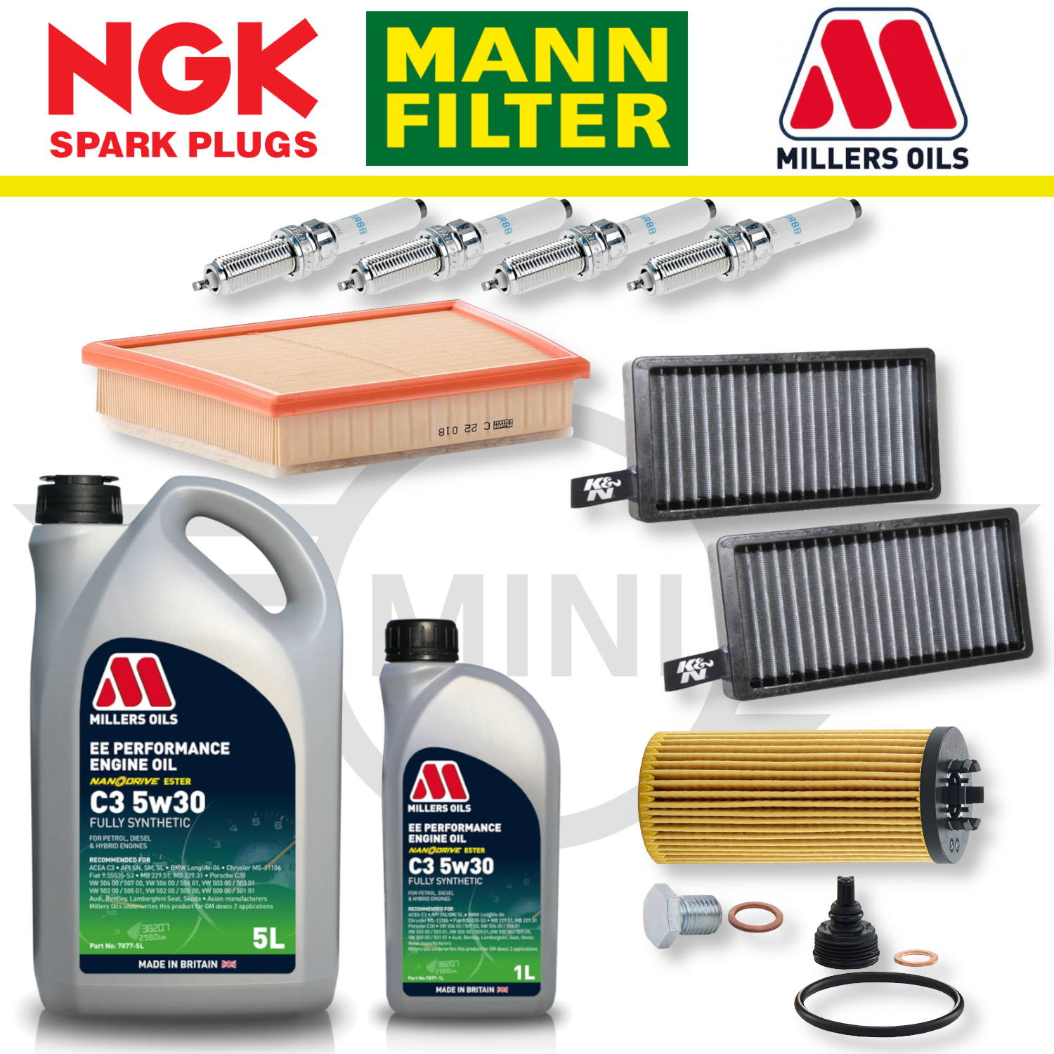 MINI Cooper S F56 (From 02/2017) B48 Home Service Pack - Millers Oil Premium