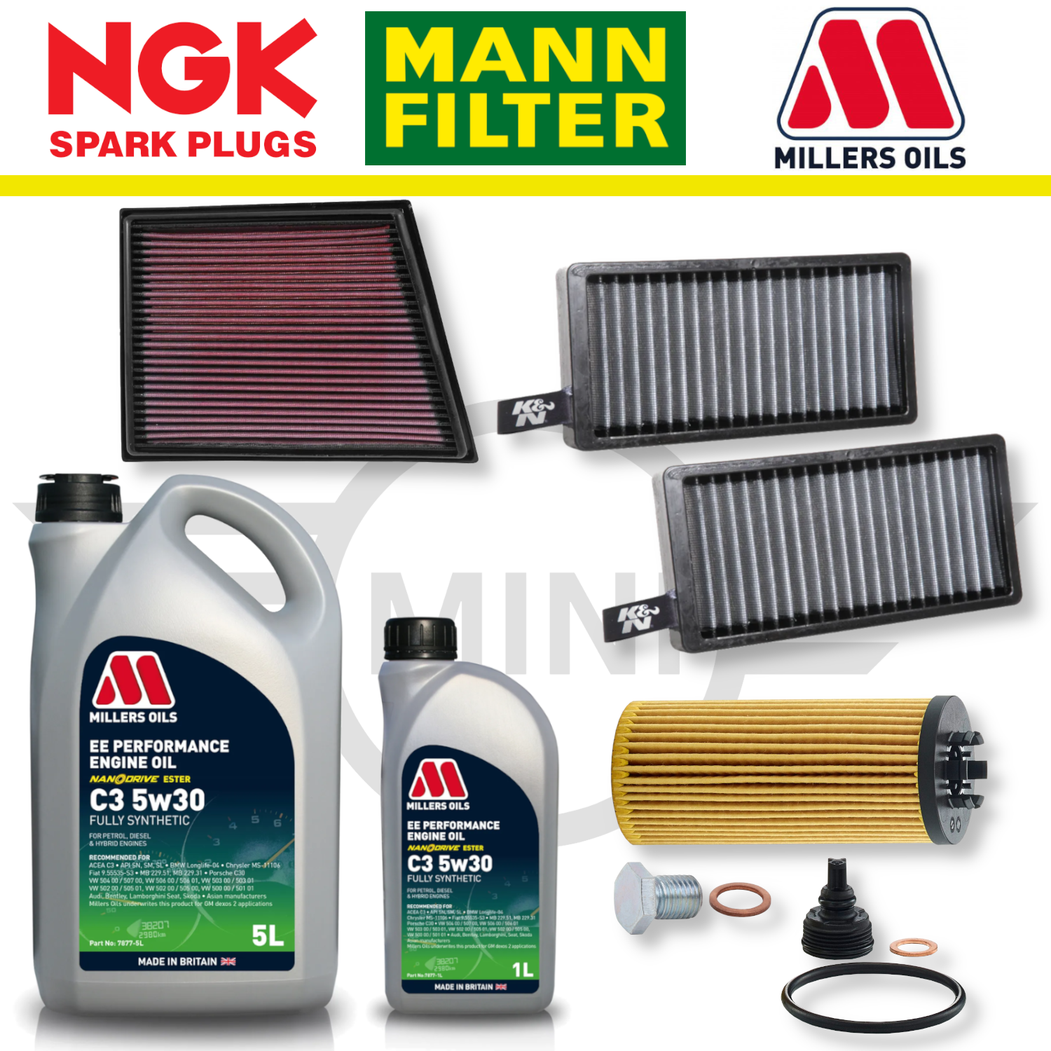 MINI Cooper S F56 (Desde 02/2017) B48 Home Service Pack - Aceite Millers Premium