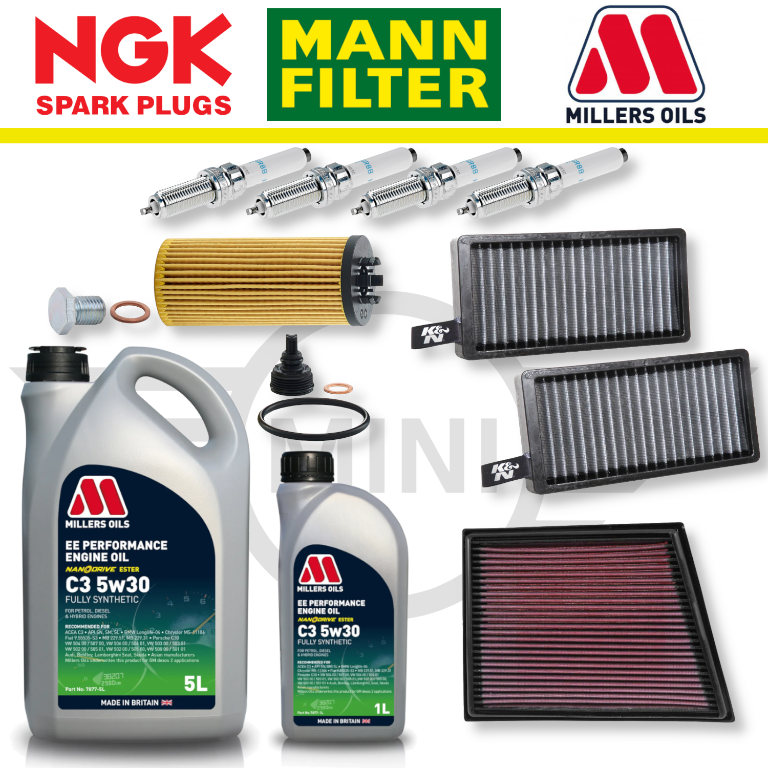 MINI Cooper S F56 (Desde 02/2017) B48 Home Service Pack - Aceite Millers Premium