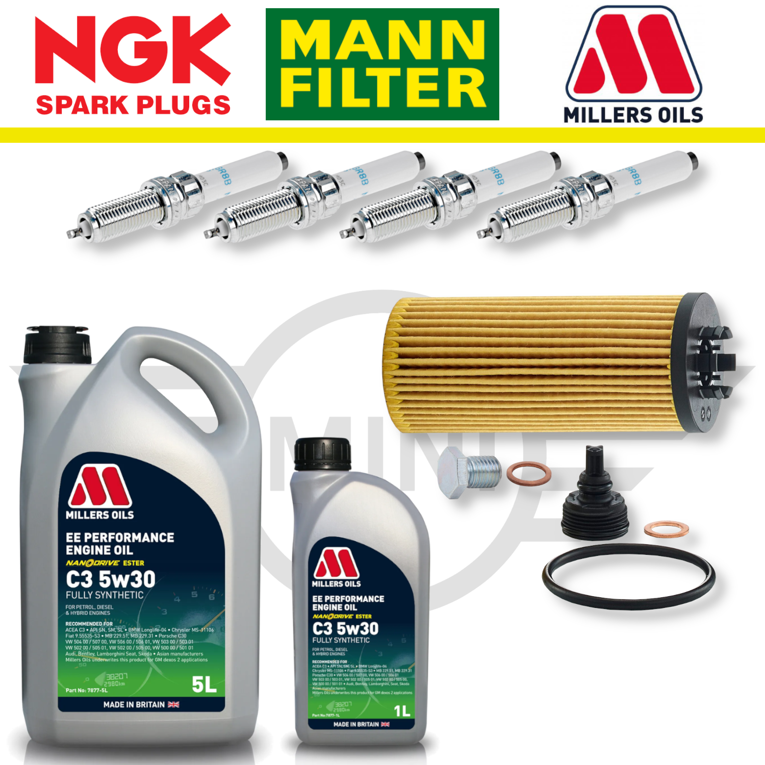 MINI Cooper S F56 (Desde 02/2017) B48 Home Service Pack - Aceite Millers Premium