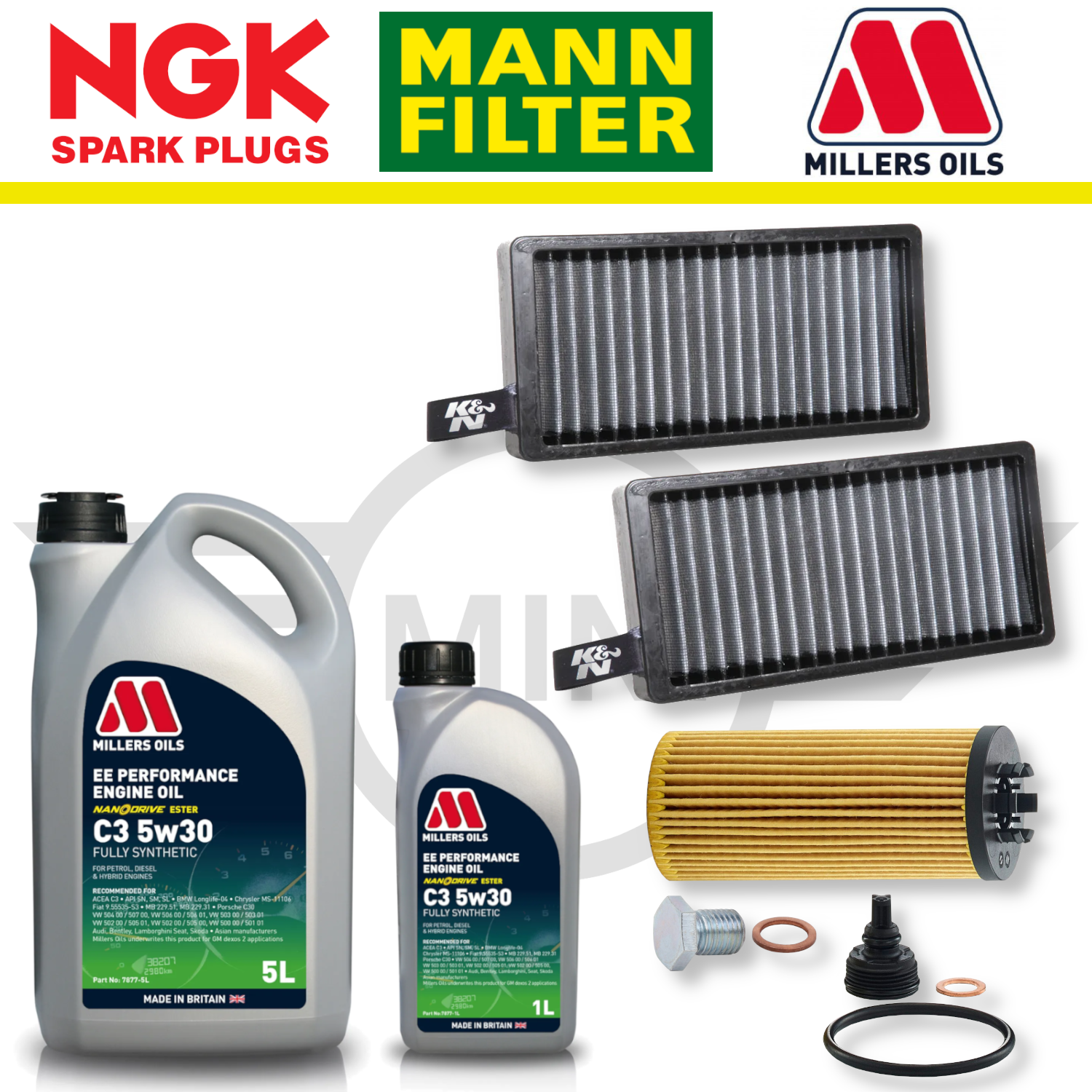 MINI Cooper S F56 (Desde 02/2017) B48 Home Service Pack - Aceite Millers Premium