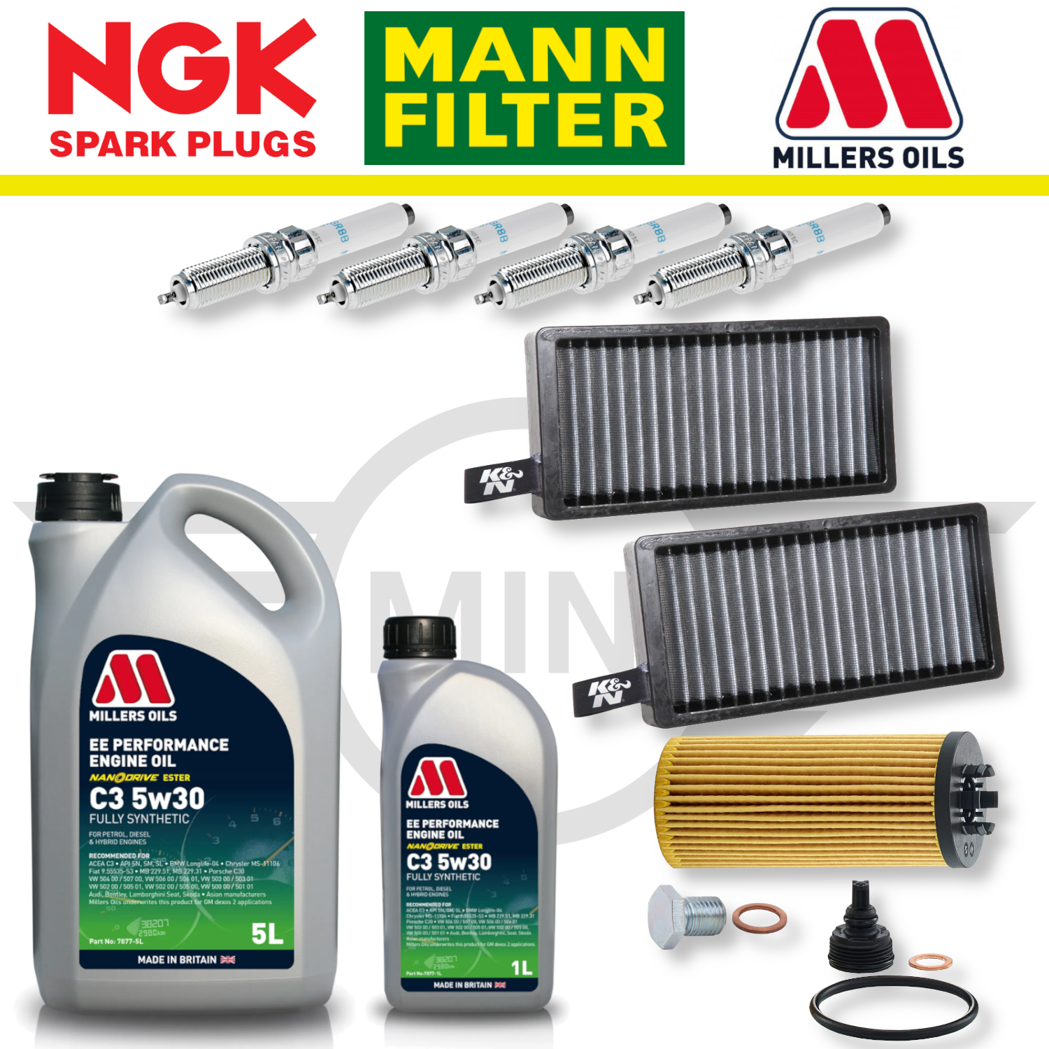 MINI Cooper S F56 (Desde 02/2017) B48 Home Service Pack - Aceite Millers Premium