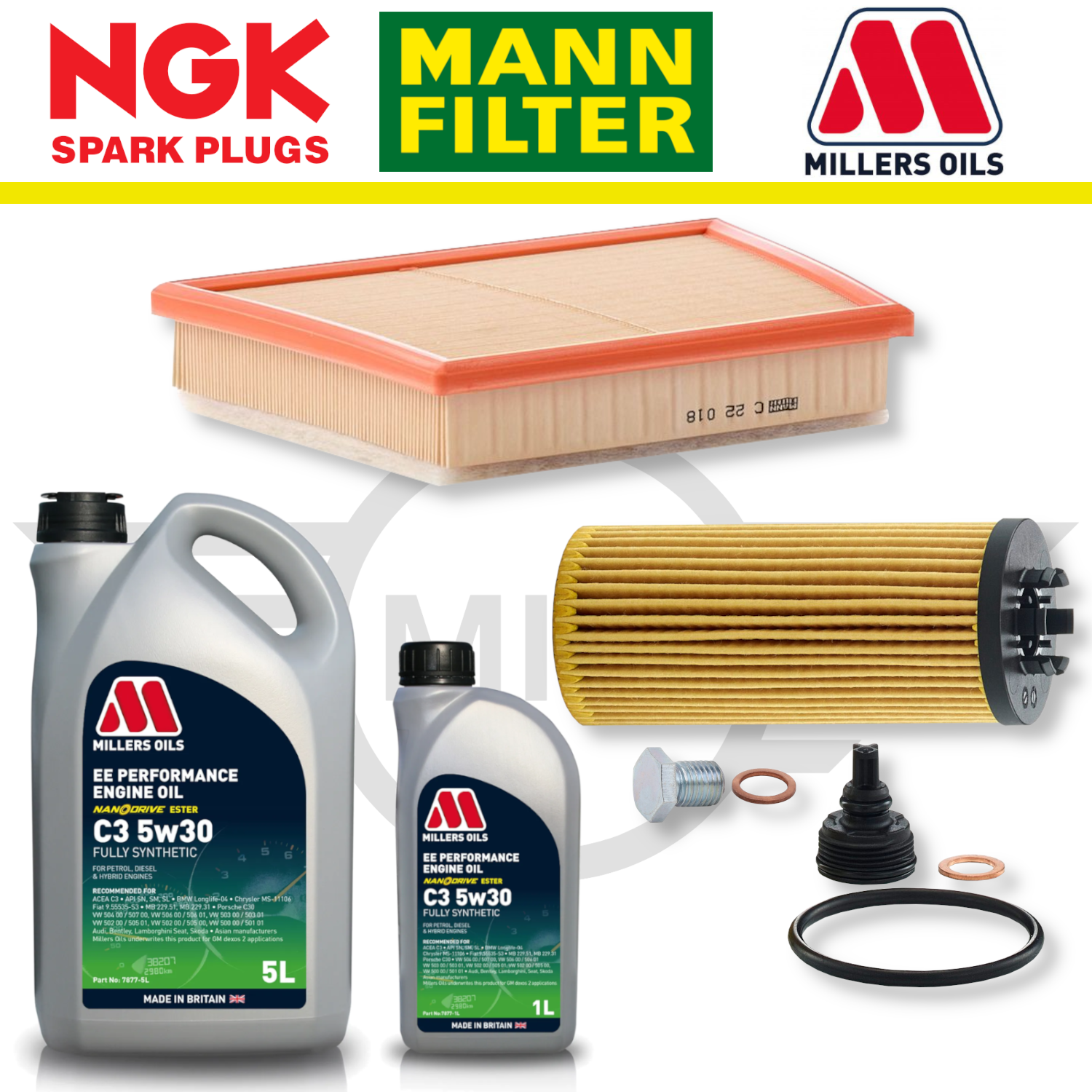 MINI Cooper S F56 (From 02/2017) B48 Home Service Pack - Millers Oil Premium