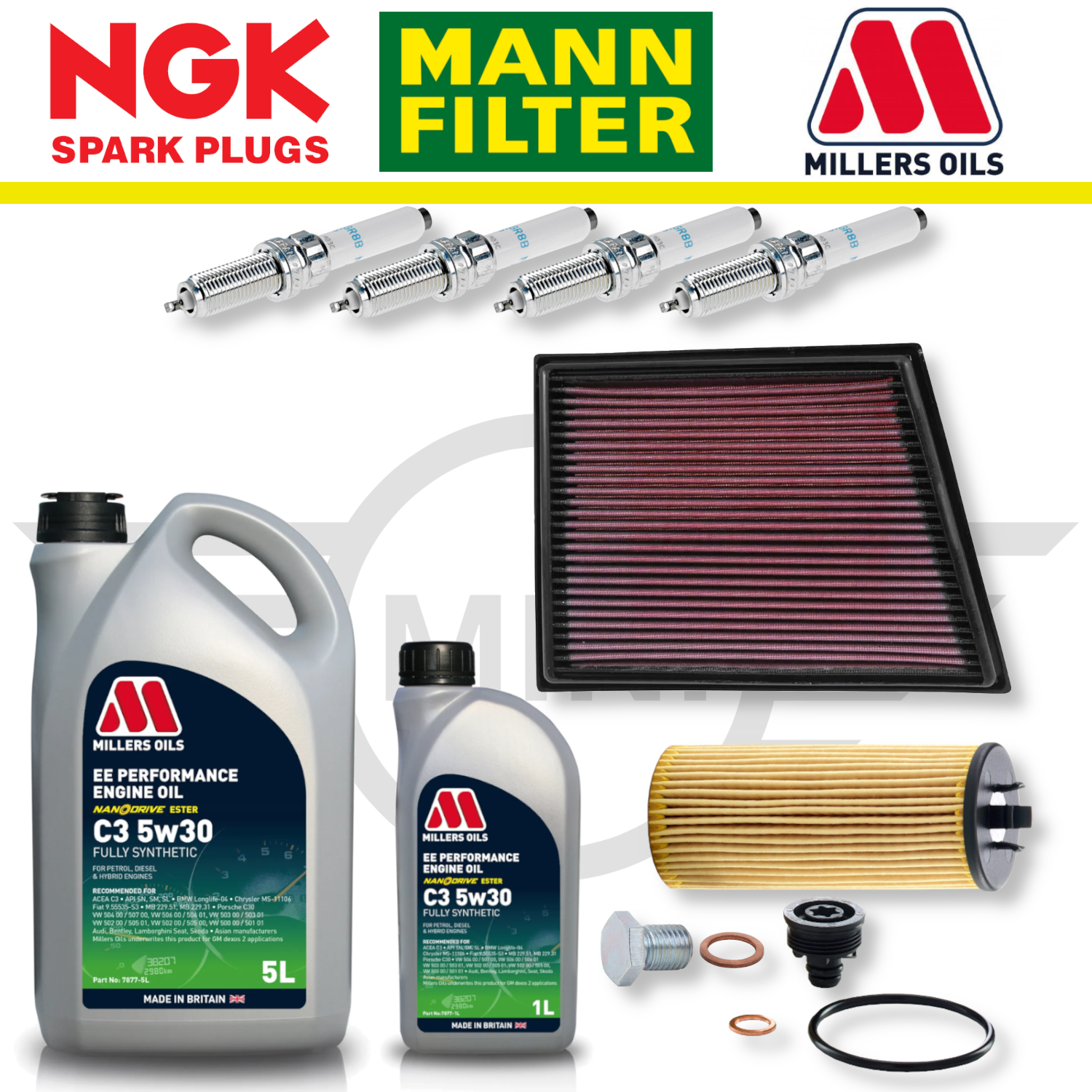 MINI Cooper S F56 (02/2016 a 01/2017) B48 Home Service Pack - Aceite Millers Premium