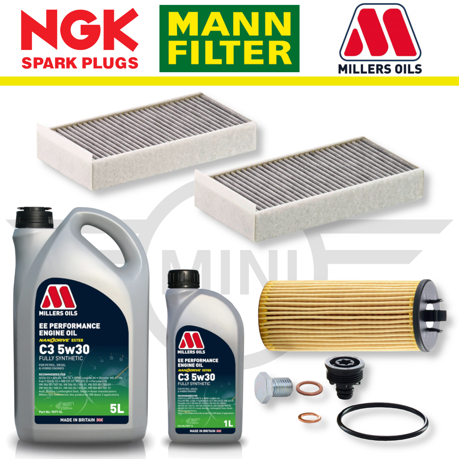 MINI Cooper S F56 (02/2016 a 01/2017) B48 Home Service Pack - Aceite Millers Premium