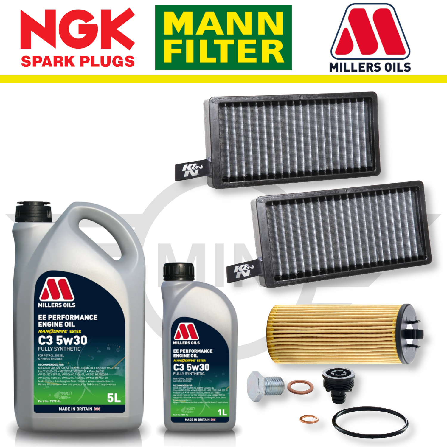 MINI Cooper S F56 (02/2016 a 01/2017) B48 Home Service Pack - Aceite Millers Premium