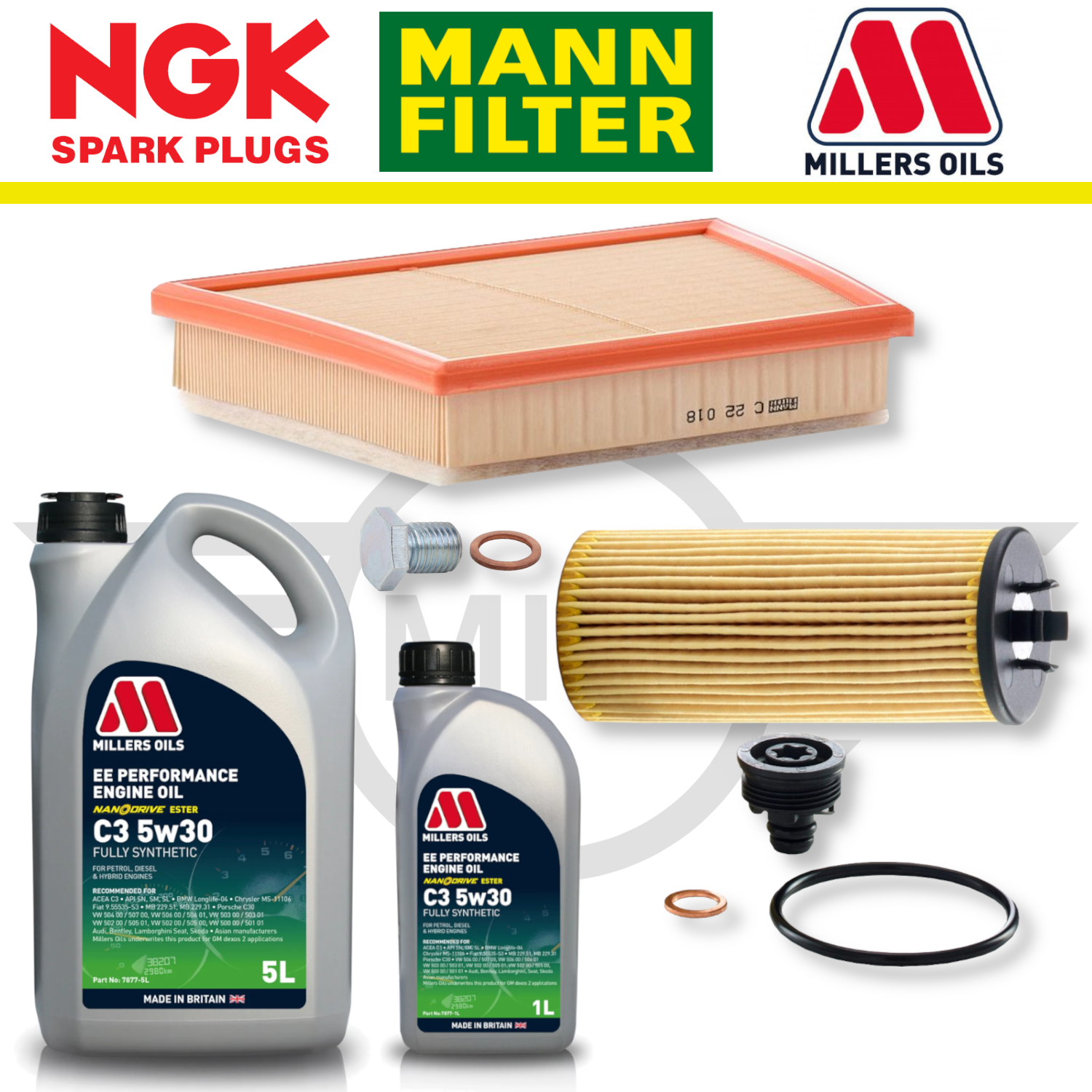 MINI Cooper S F56 (02/2016 a 01/2017) B48 Home Service Pack - Aceite Millers Premium