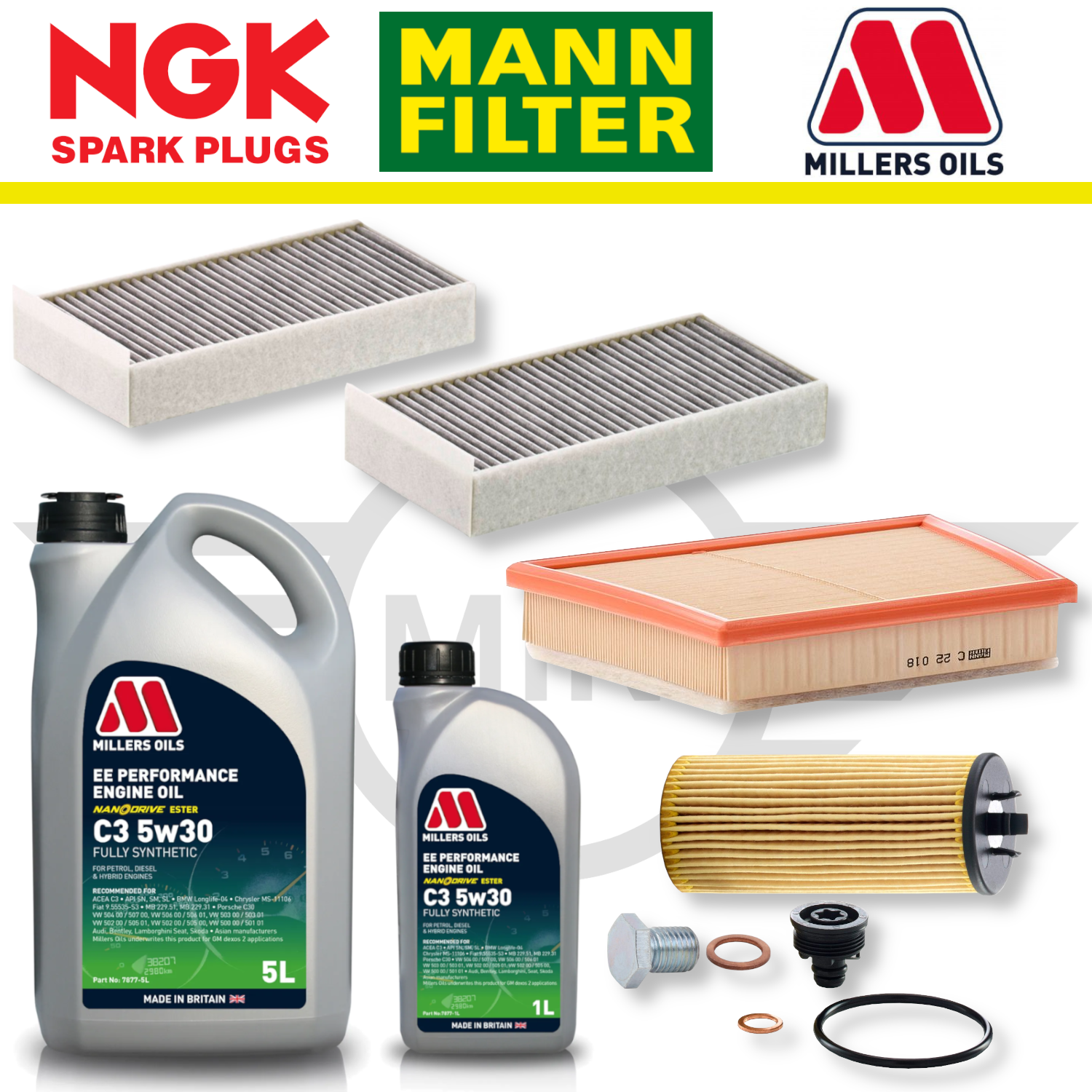 MINI Cooper S F56 (02/2016 a 01/2017) B48 Home Service Pack - Aceite Millers Premium