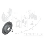 Genuine MINI Rear Brake Discs - MINI Cooper S JCW R56 (280mm)