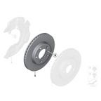 Genuine MINI Front Brake Discs - MINI Cooper S JCW GP2 R56 (330mm)