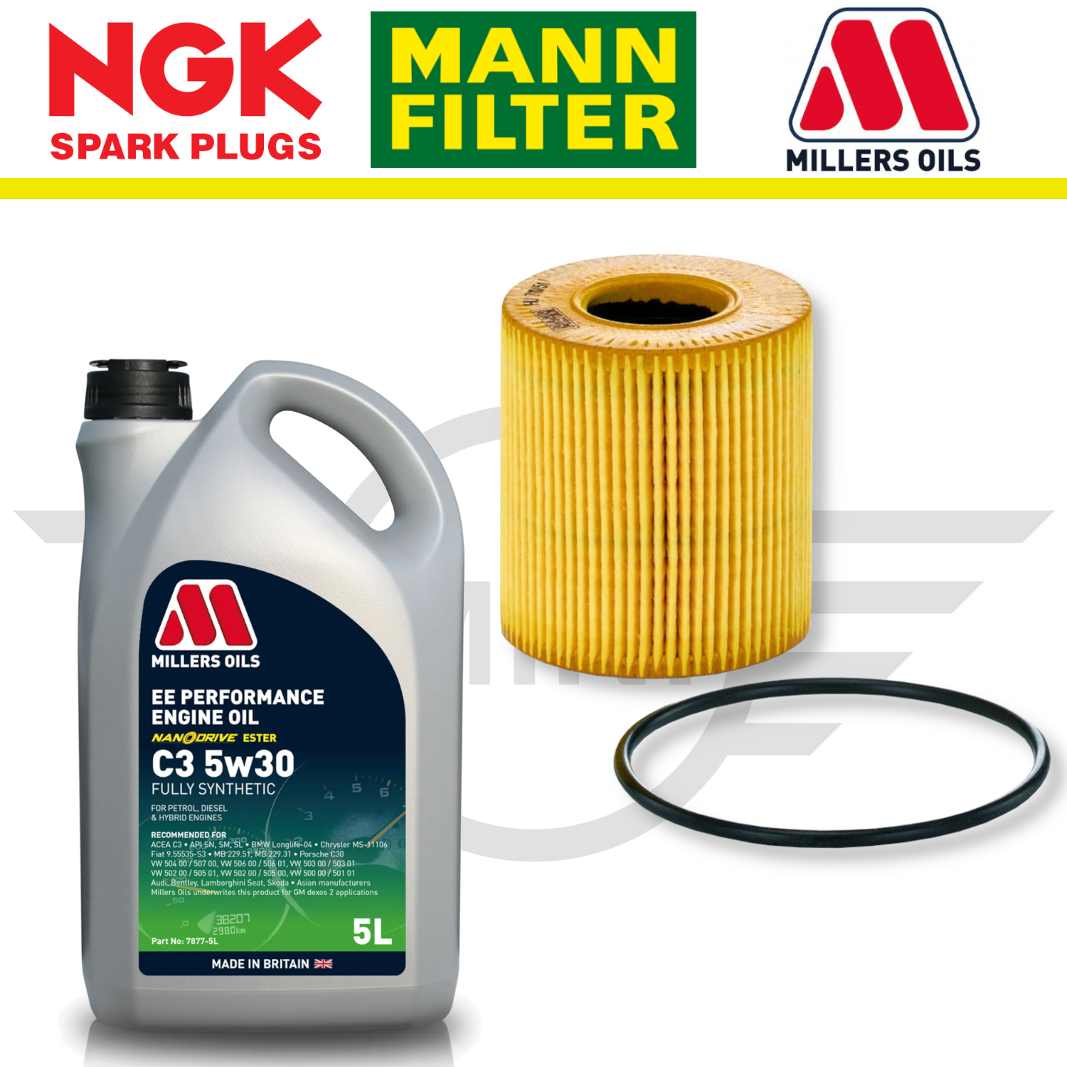 MINI Cooper S R56 N14 N18 Home Service Pack - Millers Oil Premium