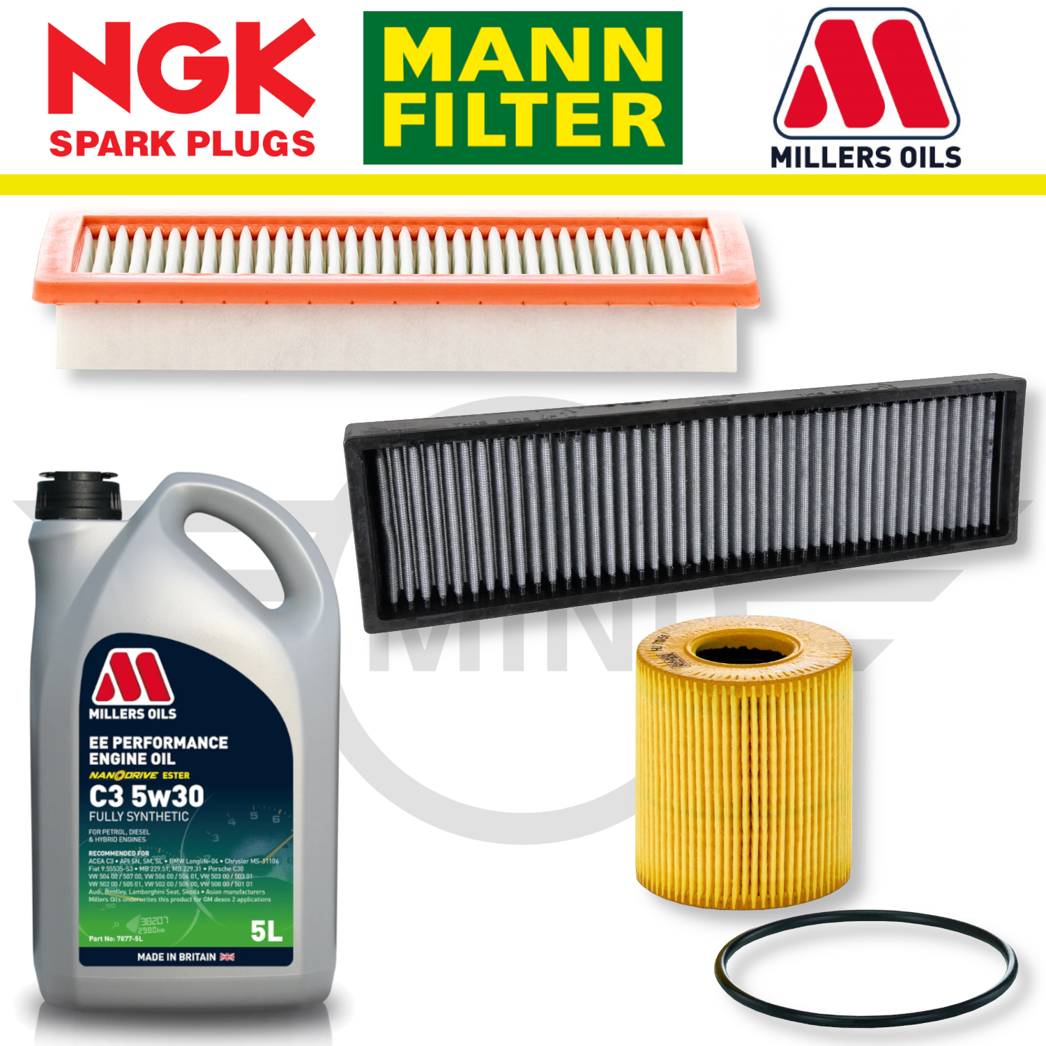 MINI Cooper S R56 N14 N18 Home Service Pack - Millers Oil Premium