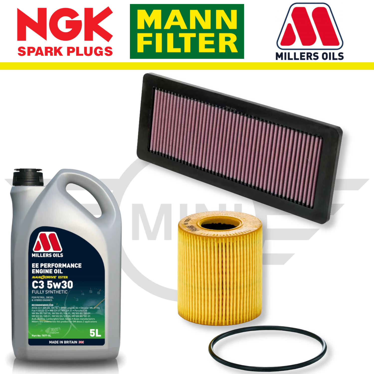 MINI Cooper S R56 N14 N18 Home Service Pack - Millers Oil Premium
