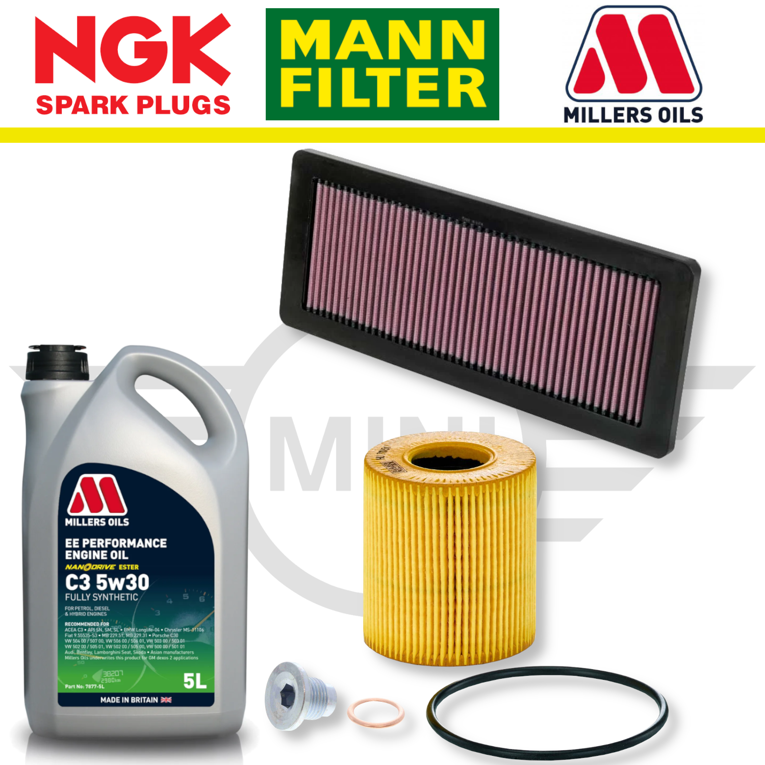 MINI Cooper S R56 N14 N18 Home Service Pack - Millers Oil Premium