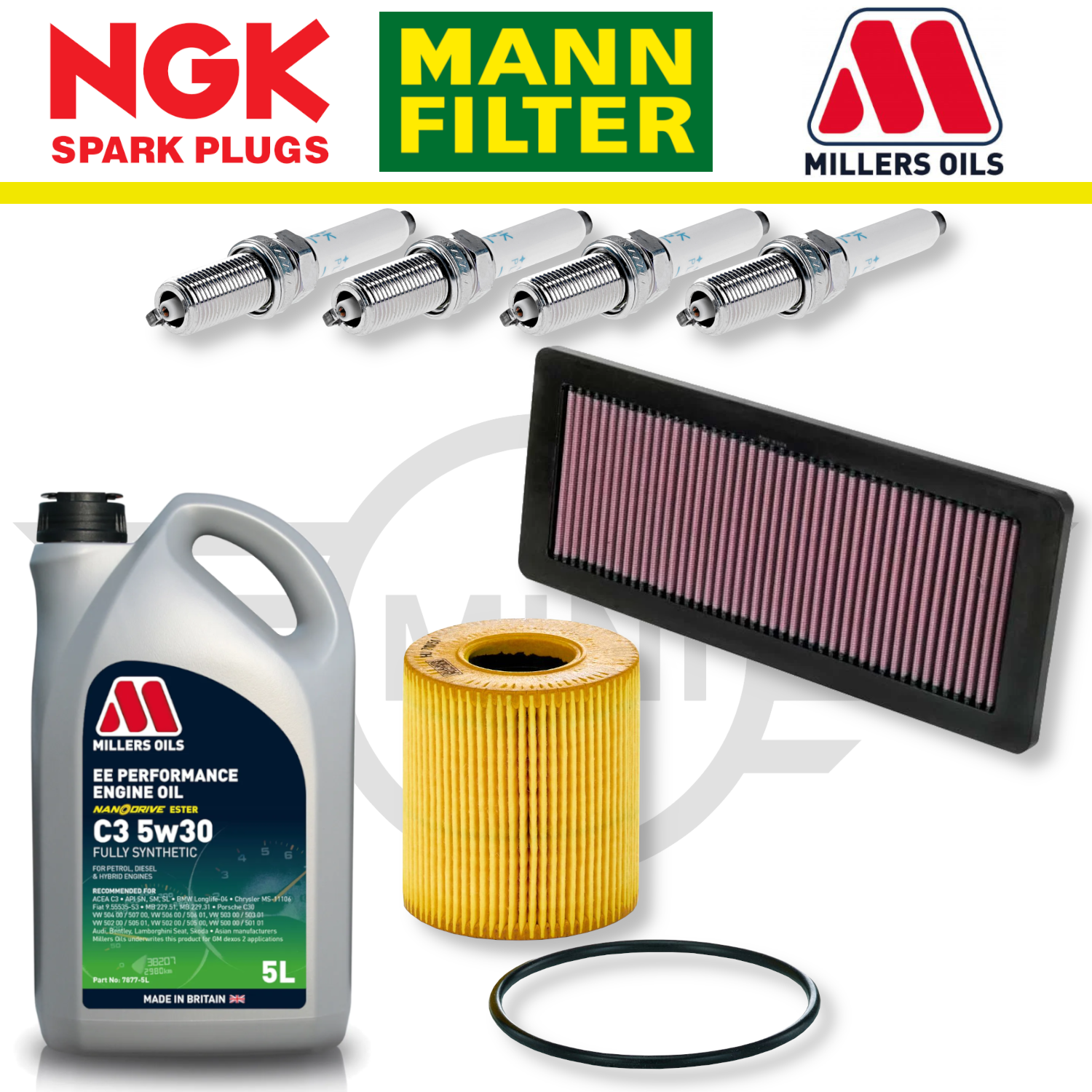 MINI Cooper S R56 N14 N18 Home Service Pack - Millers Oil Premium