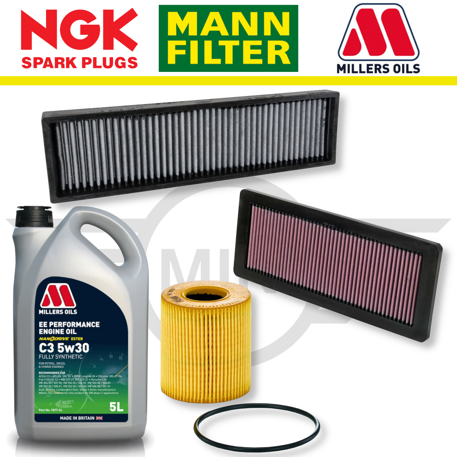 MINI Cooper S R56 N14 N18 Home Service Pack - Millers Oil Premium