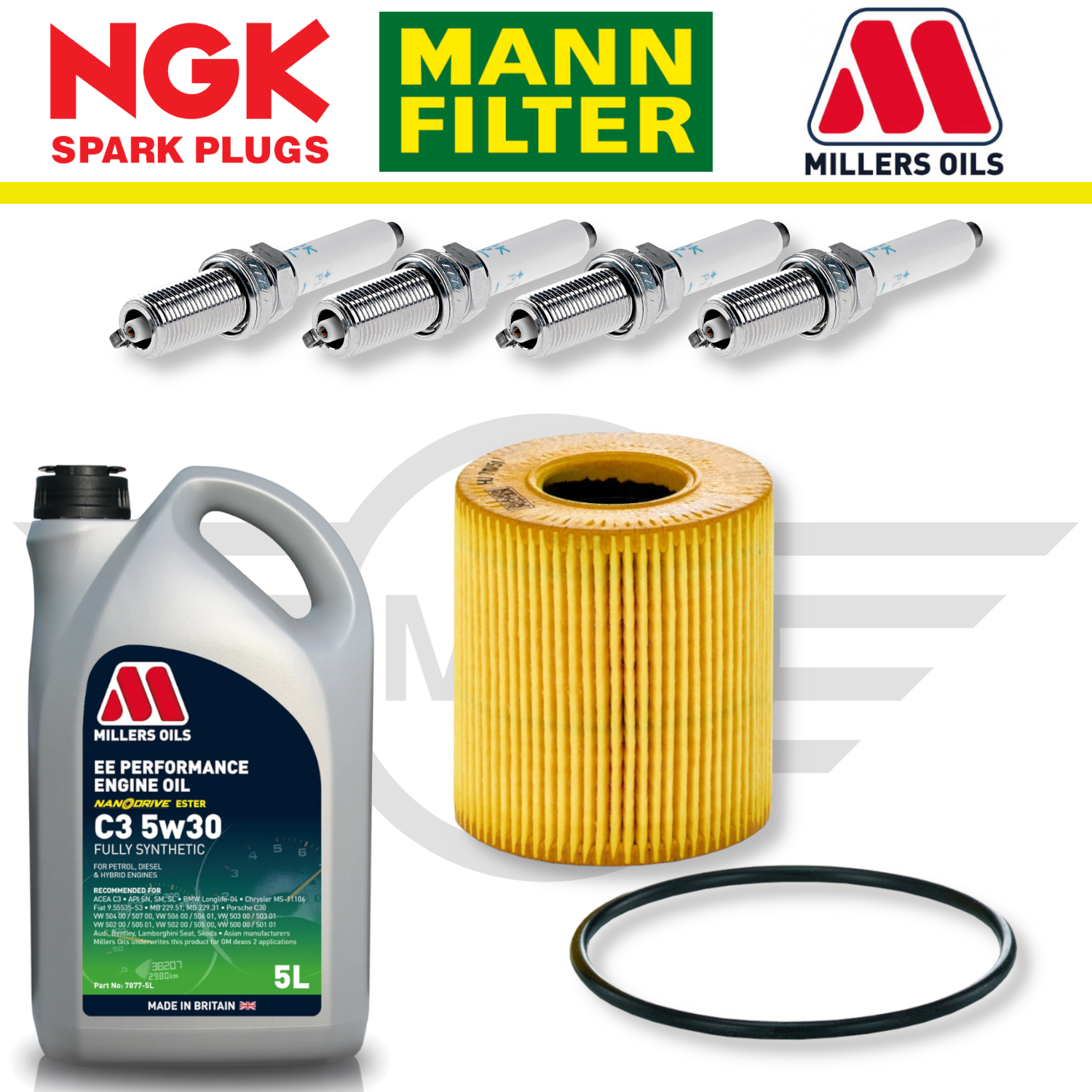 MINI Cooper S R56 N14 N18 Home Service Pack - Millers Oil Premium
