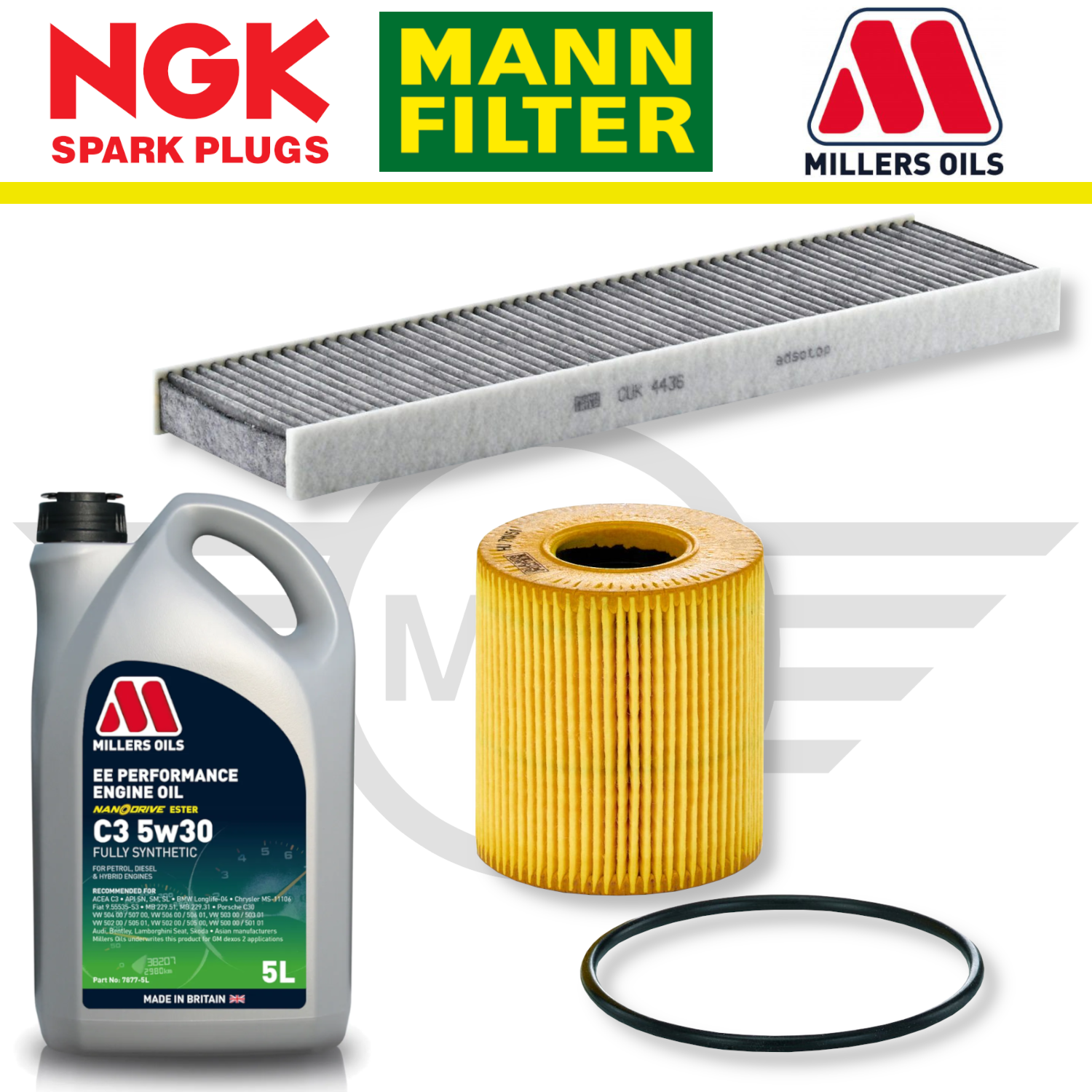 MINI Cooper S R56 N14 N18 Home Service Pack - Millers Oil Premium