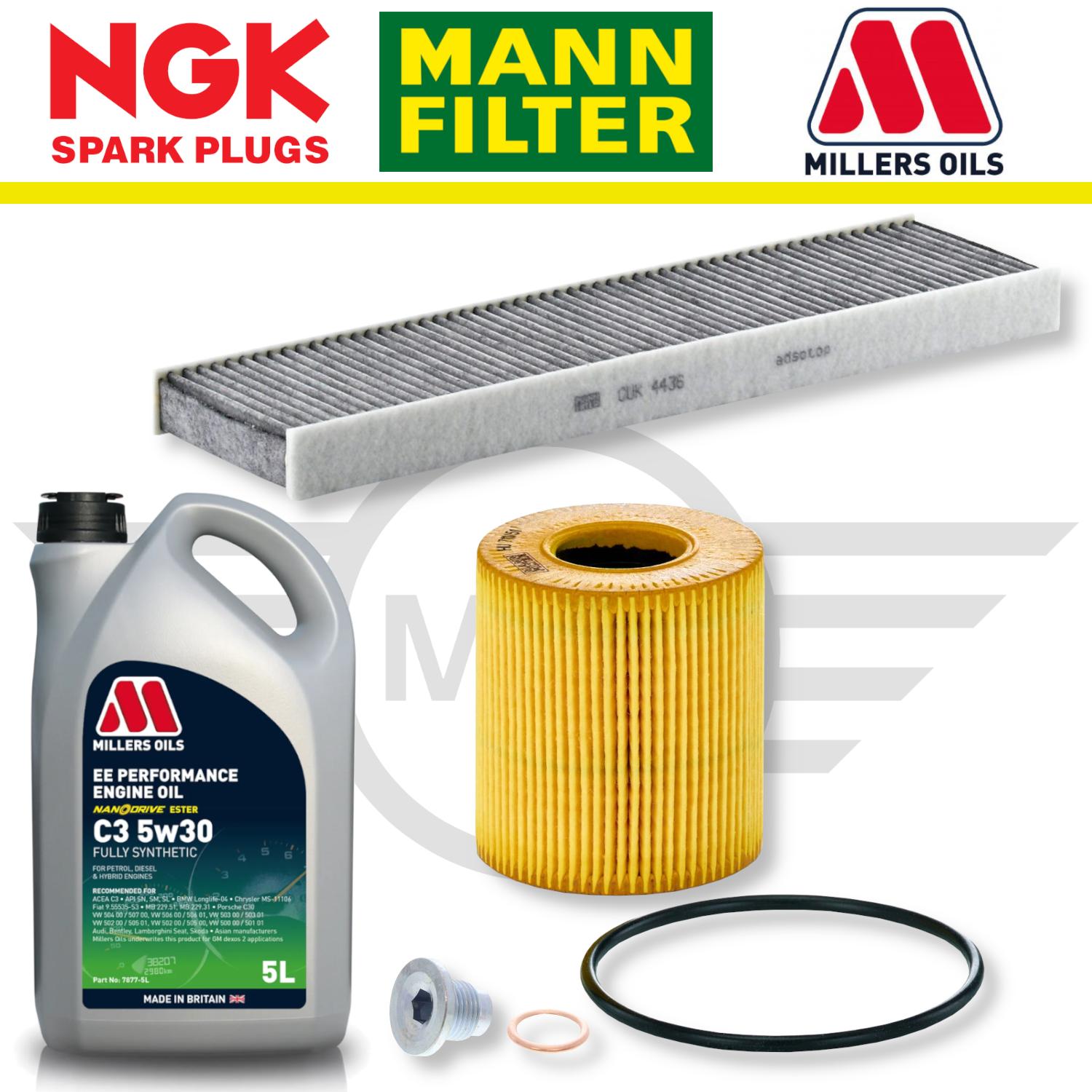 MINI Cooper S R56 N14 N18 Home Service Pack - Millers Oil Premium
