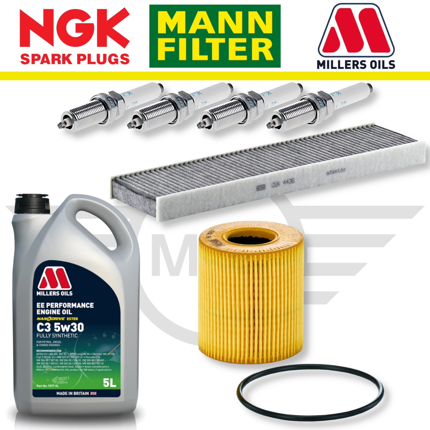MINI Cooper S R56 N14 N18 Home Service Pack - Millers Oil Premium