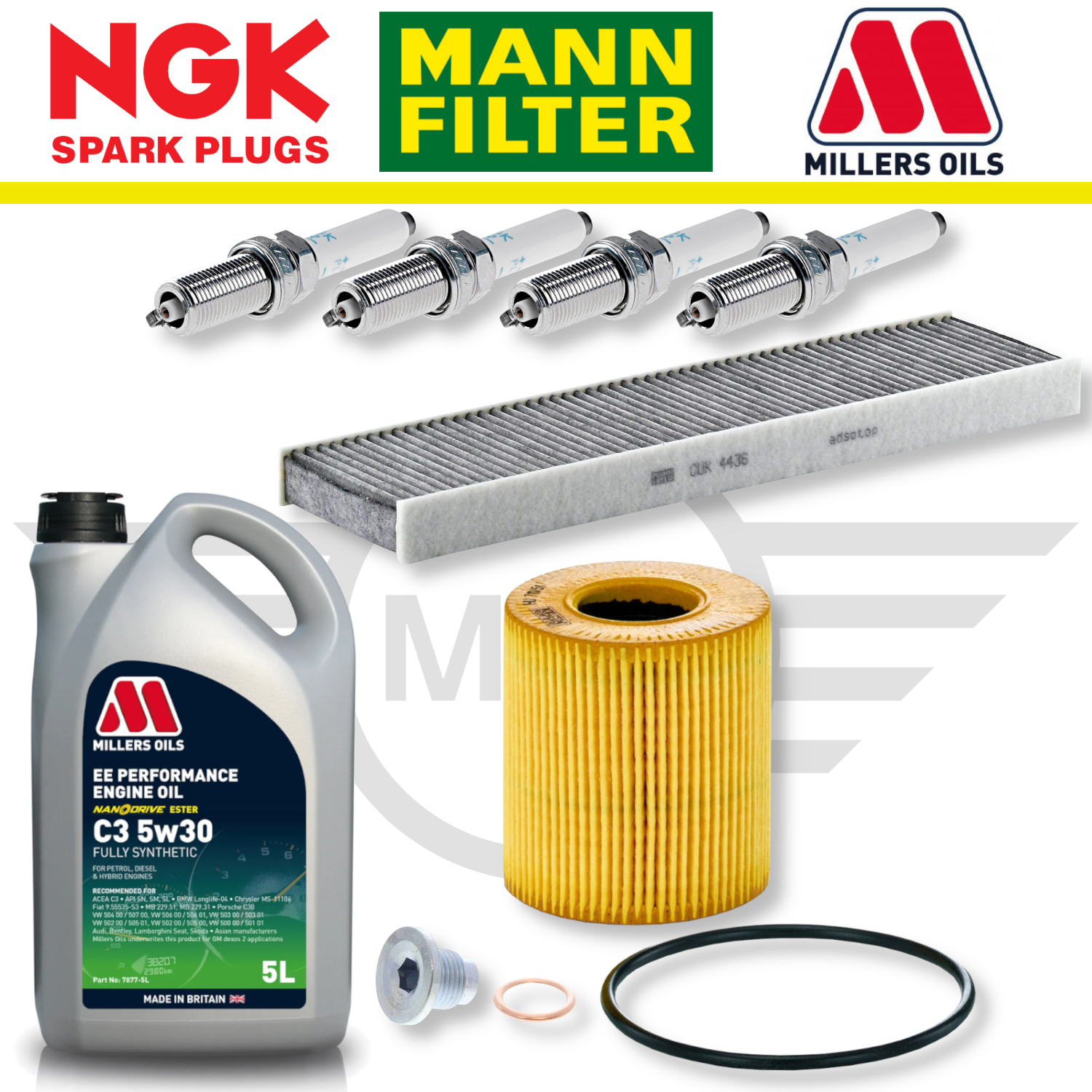 MINI Cooper S R56 N14 N18 Home Service Pack - Millers Oil Premium