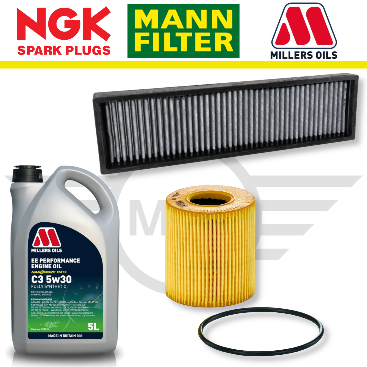 MINI Cooper S R56 N14 N18 Home Service Pack - Millers Oil Premium