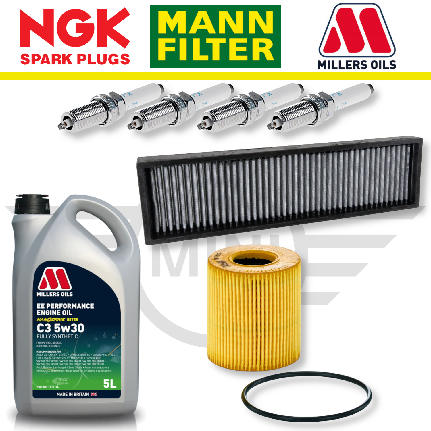 MINI Cooper S R56 N14 N18 Home Service Pack - Millers Oil Premium