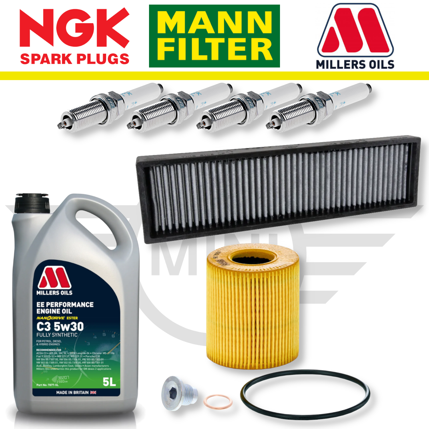 MINI Cooper S R56 N14 N18 Home Service Pack - Millers Oil Premium