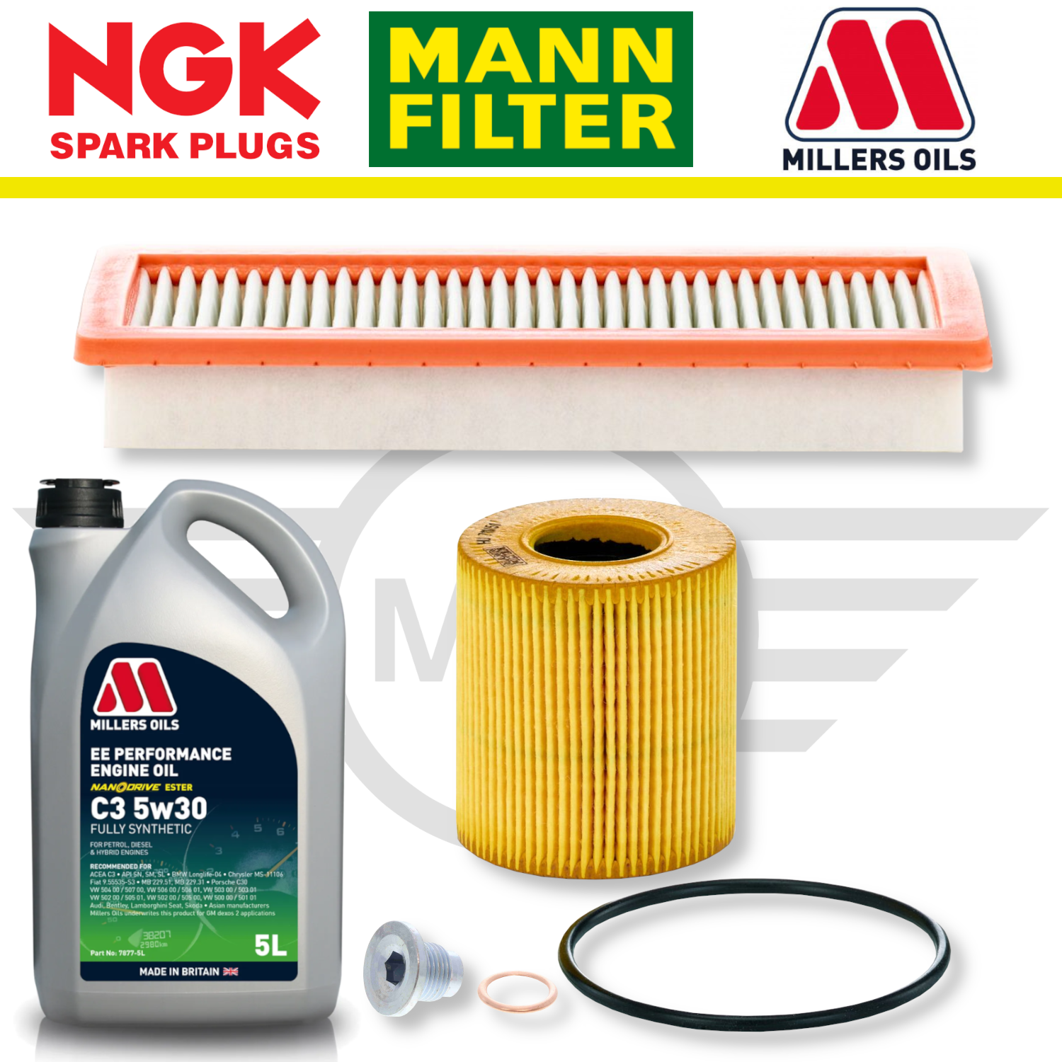 MINI Cooper S R56 N14 N18 Home Service Pack - Millers Oil Premium
